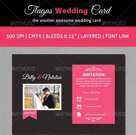 Contoh Desain Undangan Pernikahan Terbaik - Tlagas Wedding Cards