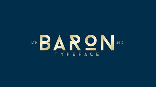 Download 100 Font Gratis untuk Desain Grafis dan Web - Baron Free Font