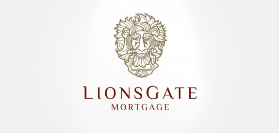 Contoh Desain Logo Institusi Keuangan - Logo Keuangan Lionsgate