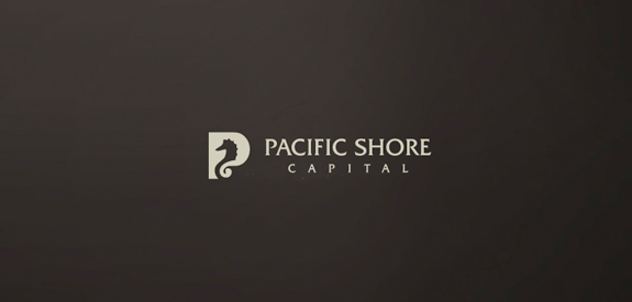 Contoh Desain Logo Institusi Keuangan - Logo Keuangan Pacific Shore