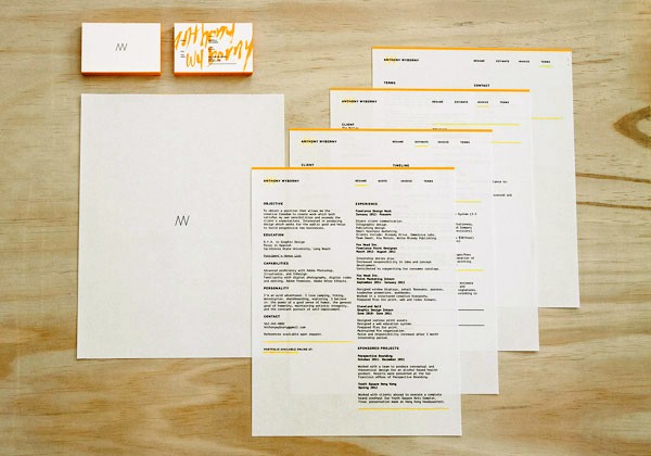 Desain Stasioneri Inspiratif Siap Print dan Cetak - Personal Branding