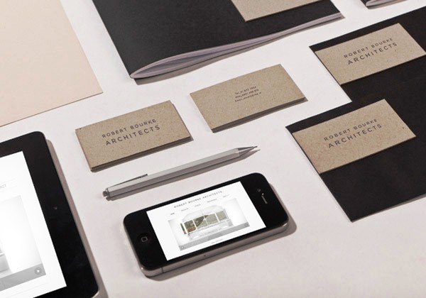 Desain Stasioneri Inspiratif Siap Print dan Cetak - Robert Bourke Architects