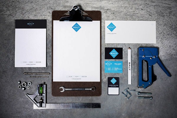 Desain Stasioneri Inspiratif Siap Print dan Cetak - Salt Branding