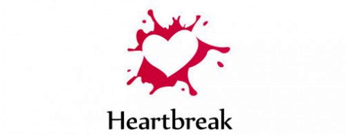 Contoh Logo Bertemakan Hati Love Heart - heart-break