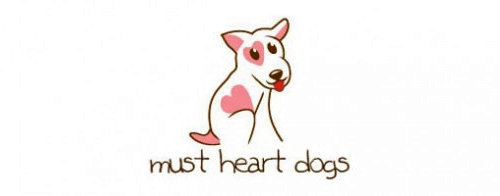 Contoh Logo Bertemakan Hati Love Heart - must-heart-dogs