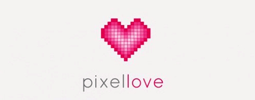 Contoh Logo Bertemakan Hati Love Heart - pixel-love