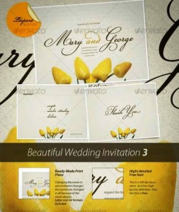 Desain Undangan Pernikahan Terbaik Template Photoshop