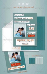 Desain Undangan Pernikahan Terbaik Template Photoshop
