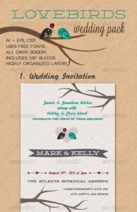 Desain Undangan Pernikahan Terbaik Template Photoshop