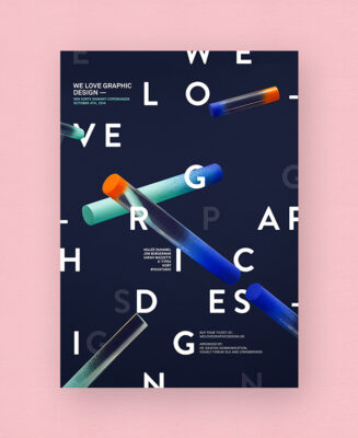 Contoh Poster Keren dengan Desain Modern