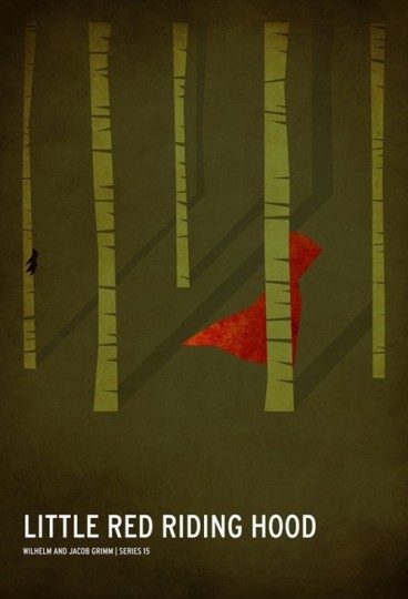 46 Contoh Poster Desain Inspiratif - Poster-inspiratif-tentang-Little-Red-Riding-Hood-yang-didesain-oleh-Christian-Jackson