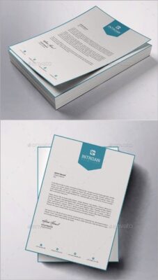 Desain kop surat free download template
