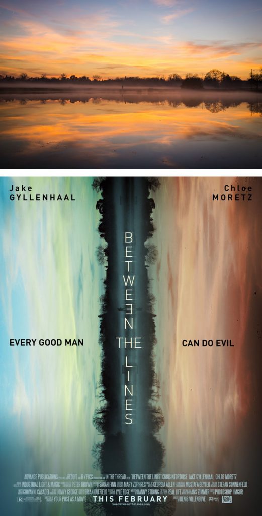 Foto Biasa Didesain Menjadi Poster Film