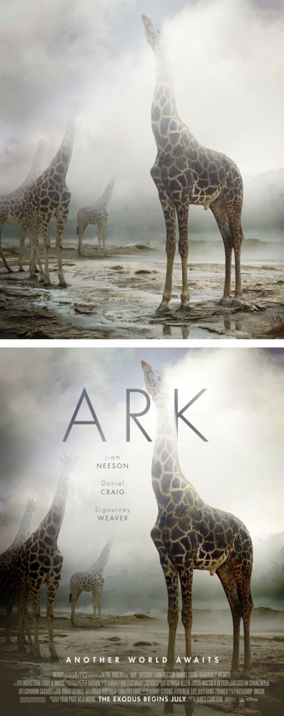 Foto Biasa Didesain Menjadi Poster Film