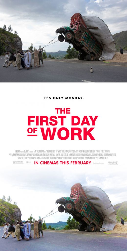 Foto Biasa Didesain Menjadi Poster Film