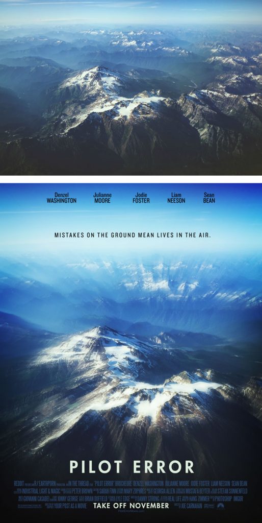 Foto Biasa Didesain Menjadi Poster Film