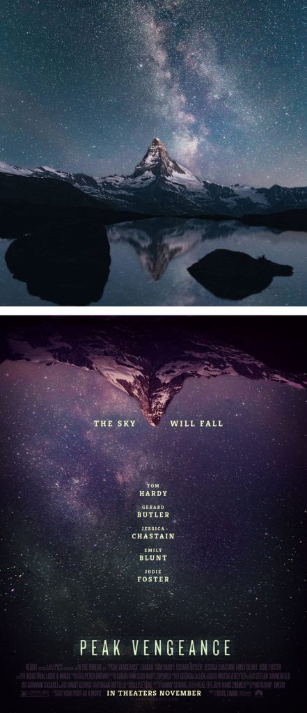 Foto Biasa Didesain Menjadi Poster Film