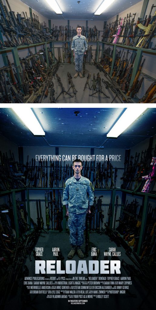 Foto Biasa Didesain Menjadi Poster Film