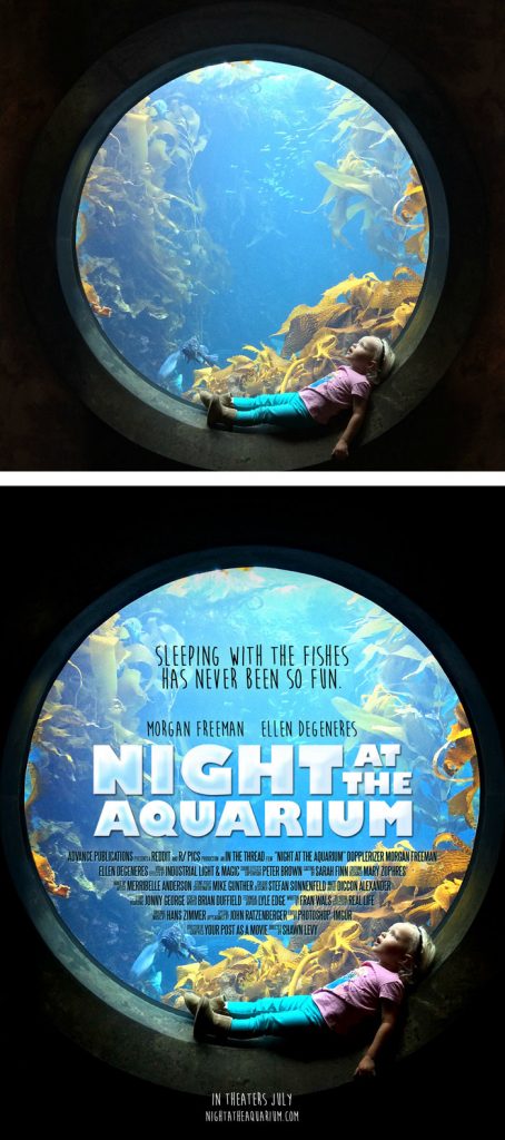 Foto Biasa Didesain Menjadi Poster Film