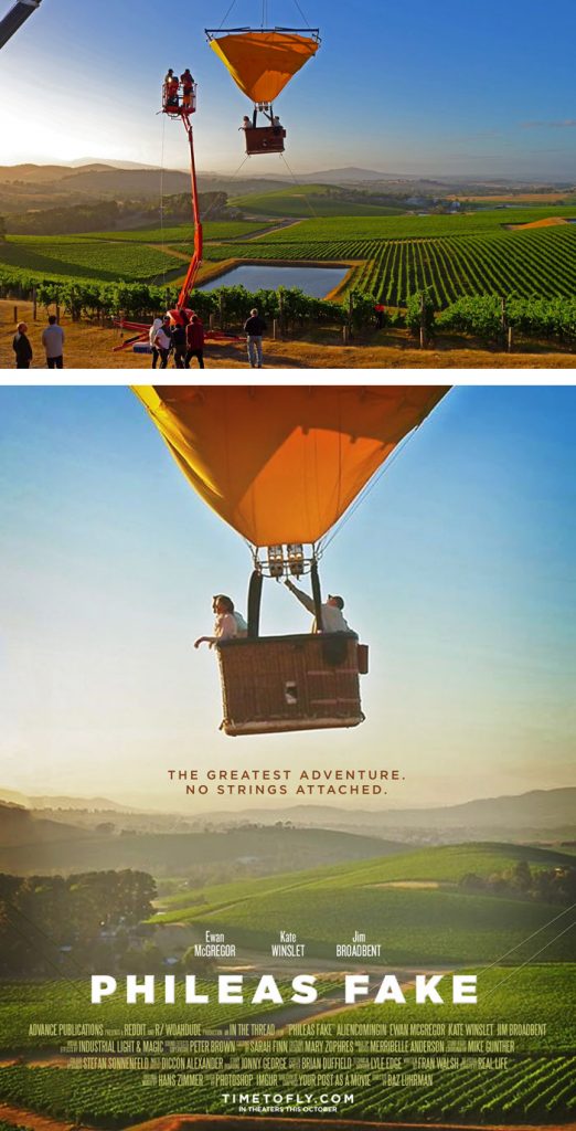 Foto Biasa Didesain Menjadi Poster Film