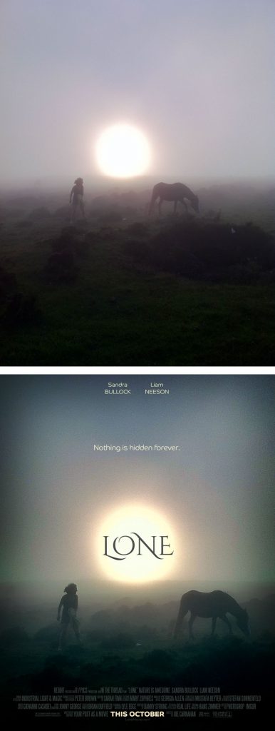Foto Biasa Didesain Menjadi Poster Film