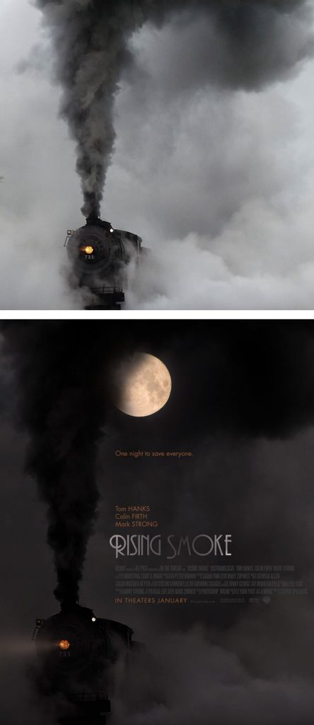 Foto Biasa Didesain Menjadi Poster Film