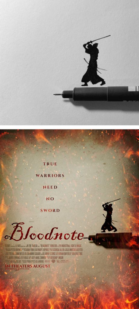Foto Biasa Didesain Menjadi Poster Film