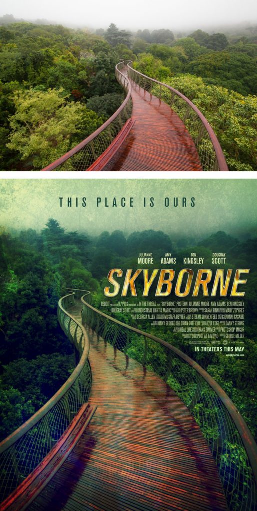 Foto Biasa Didesain Menjadi Poster Film