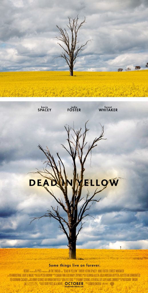 Foto Biasa Didesain Menjadi Poster Film