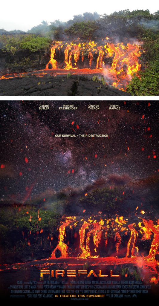 Foto Biasa Didesain Menjadi Poster Film