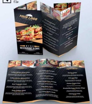 Desain Brosur Restoran