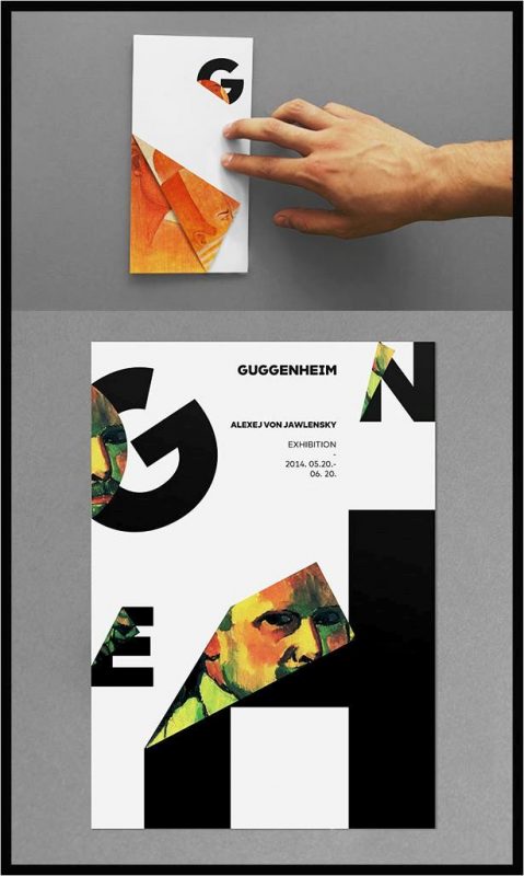 Contoh inspirasi desain brosur ide template