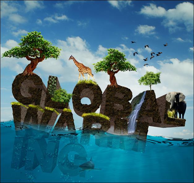 Contoh poster lingkungan dengan desain keren