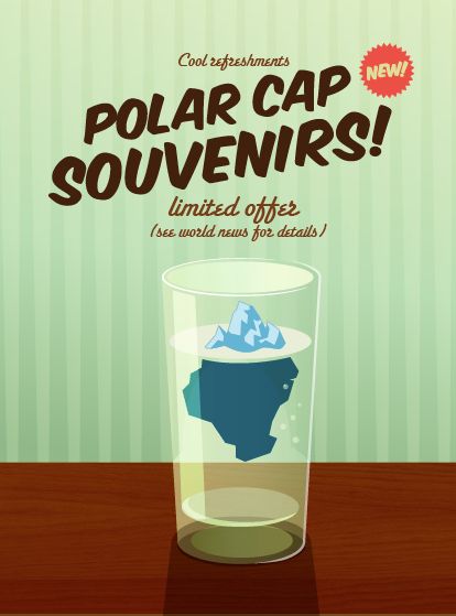 Contoh poster lingkungan dengan desain keren