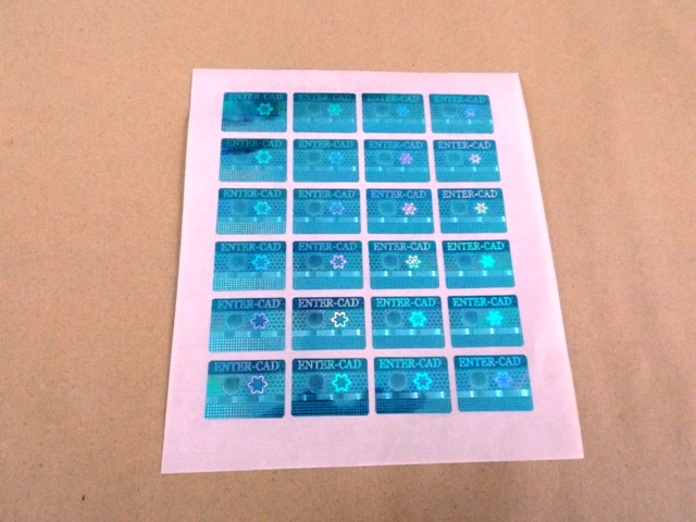 Contoh Product Sticker Hologram
