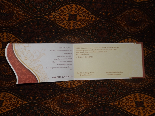 Undangan Pernikahan President Card Blangko dan Daftar Harga