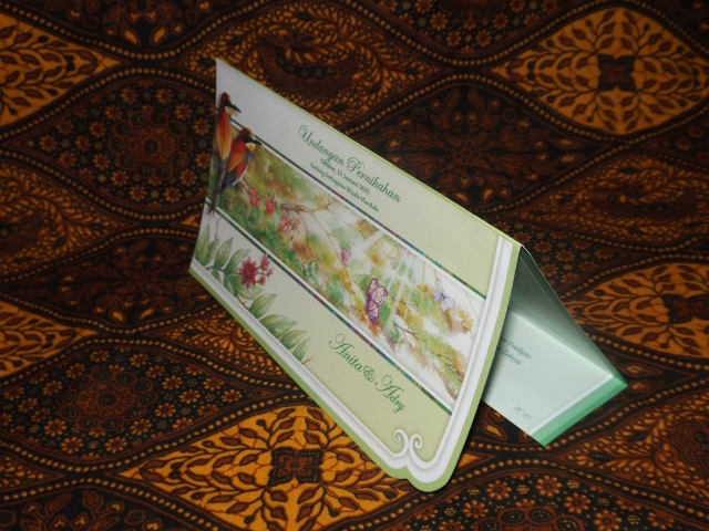 Undangan Pernikahan President Card Blangko dan Daftar Harga