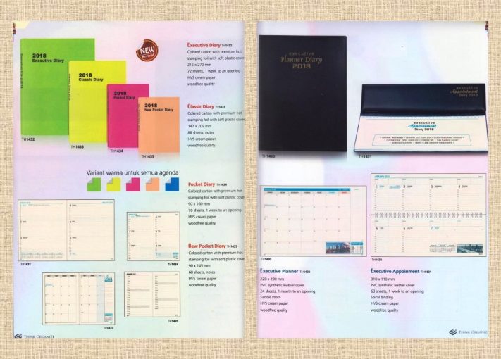 Start Your Day with TH Diary Think Organize 2018