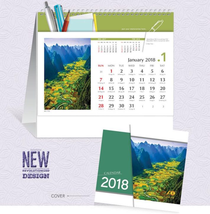Daftar Harga Kalender AO 2018