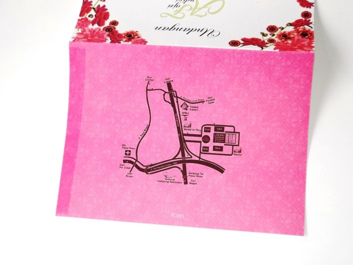 Undangan Pernikahan Blangko Flower Card Wedding Invitations
