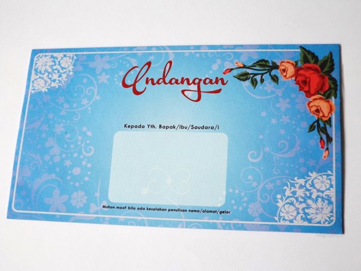 Undangan Pernikahan Blangko Flower Card Wedding Invitations