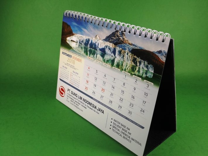 Kalender Meja 2018 PT Sung Lim Indonesia Jaya