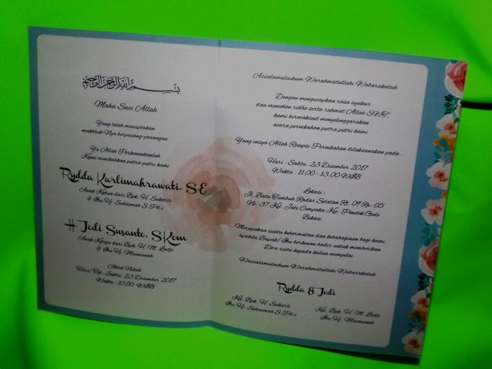 Three Diamonds Card Wedding Invitations