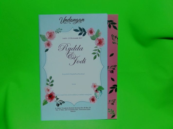 Three Diamonds Card Wedding Invitations