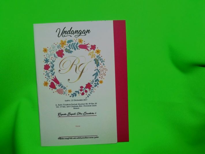 Three Diamonds Card Wedding Invitations