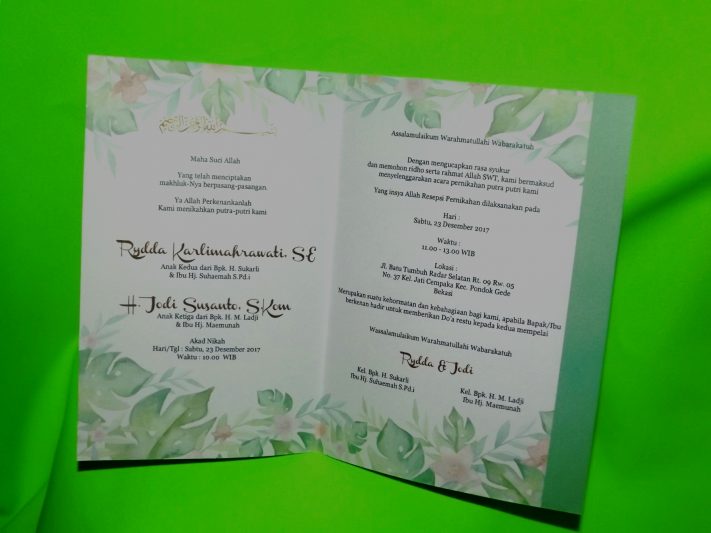 Three Diamonds Card Wedding Invitations