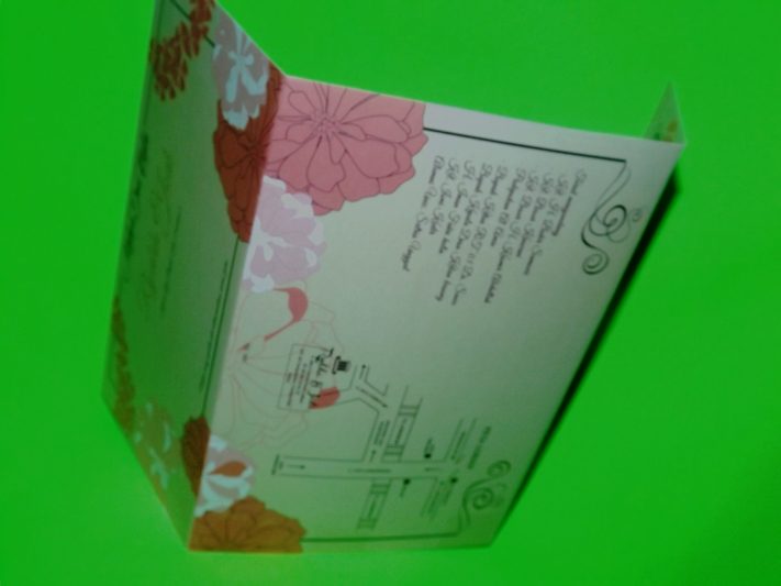Three Diamonds Card Wedding Invitations