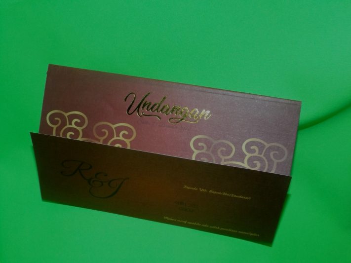 Three Diamonds Card Wedding Invitations