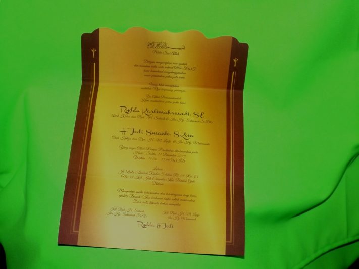 Three Diamonds Card Wedding Invitations