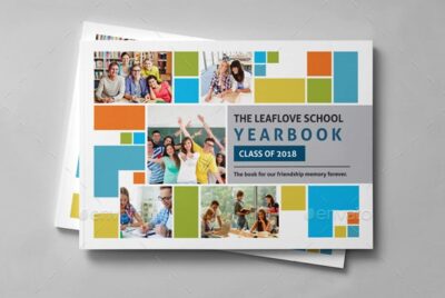 Album kenangan school yearbook templates